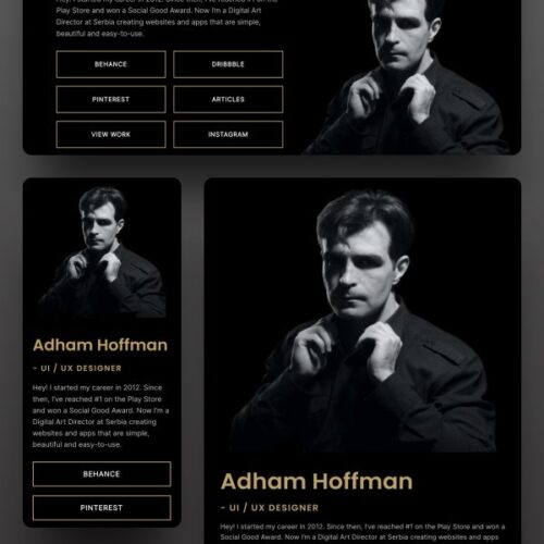 Adham Hoffman – UI/X Designer