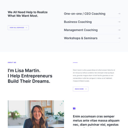 Business Coaching & Consulting