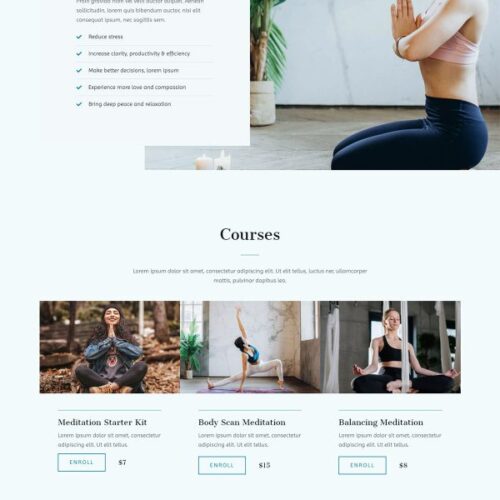 Meditation Courses